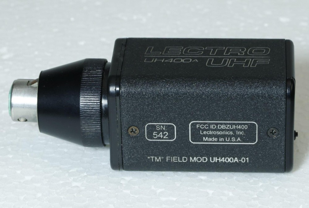 Lectrosonics R400 UHF Synthesized Receiver + Lectro UH400A Transmitter Wireless