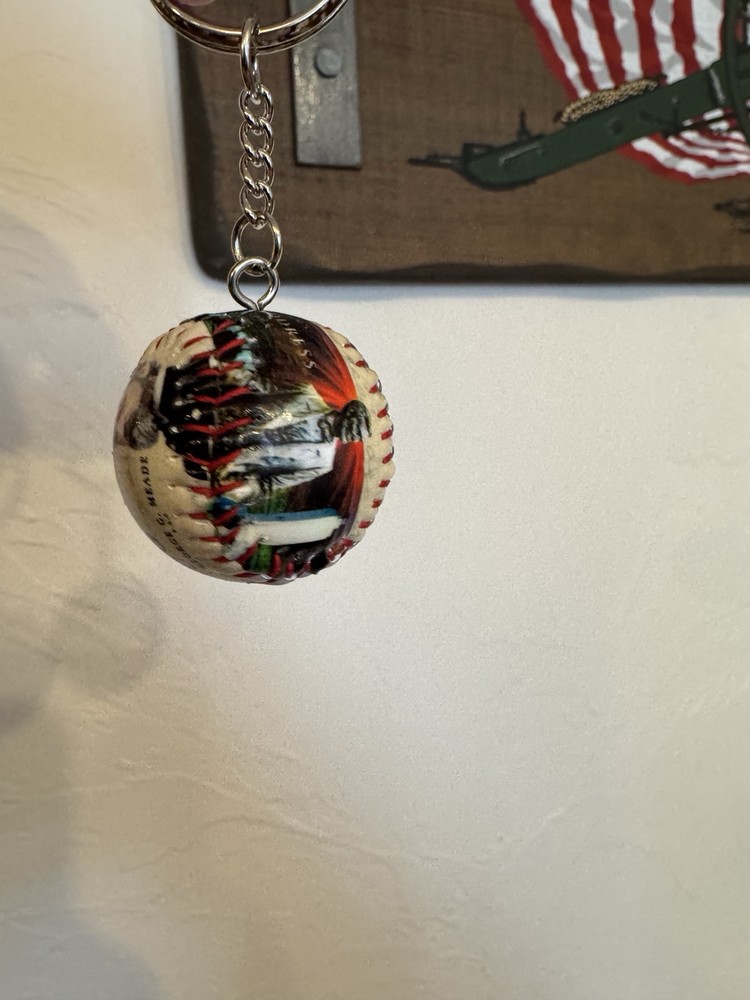 Gettysburg Mini Baseball Key Chain