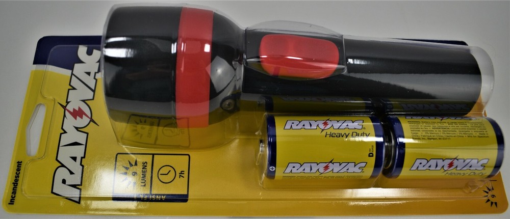 RAYOVAC E2D-BC Flashlight with 2 D Batteries