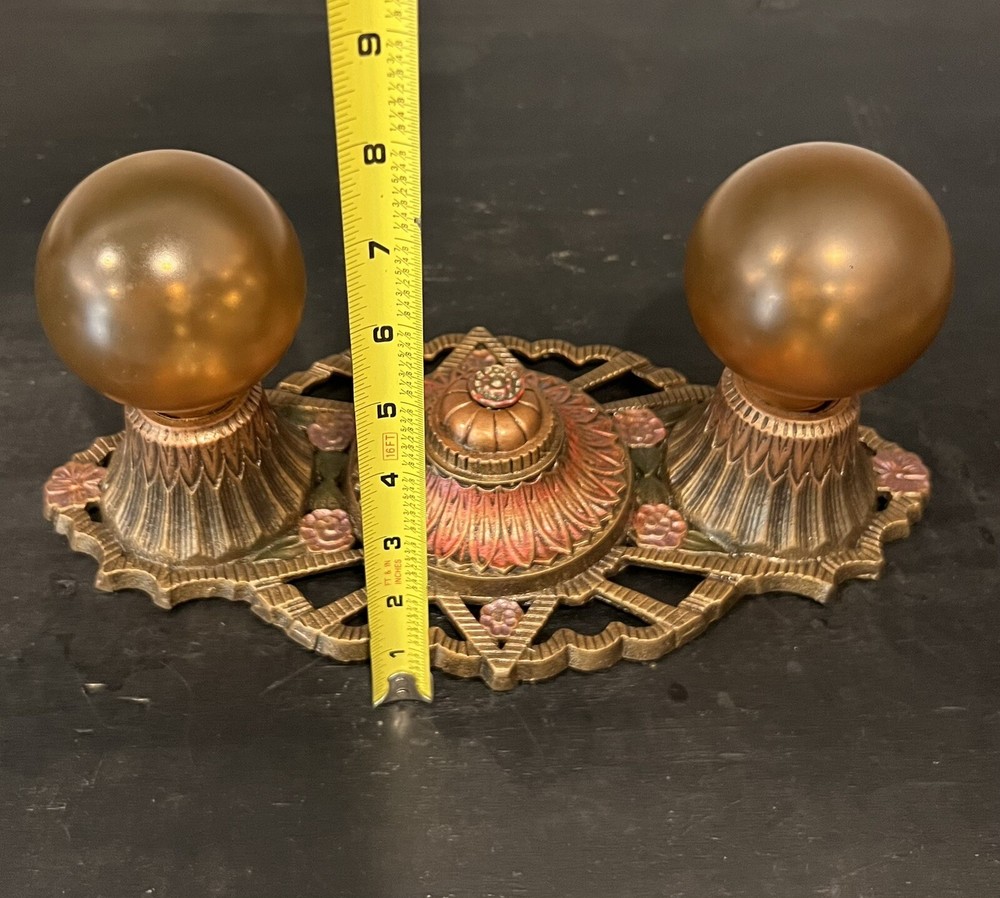 Single Great Flush Mount Nice Double Socket Fixture 42B