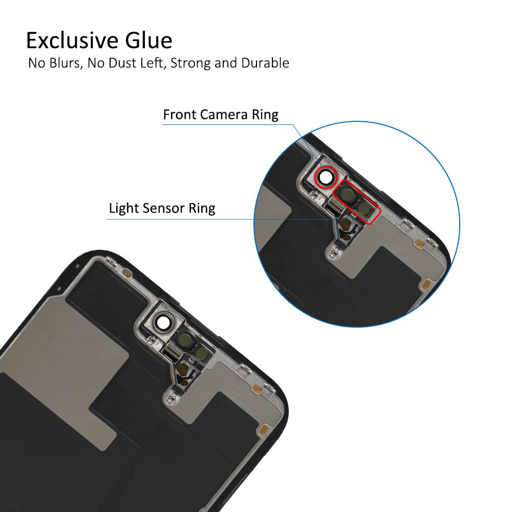 Soft OLED For iPhone 14 Pro Max LCD Display Touch Screen Digitizer Replacement