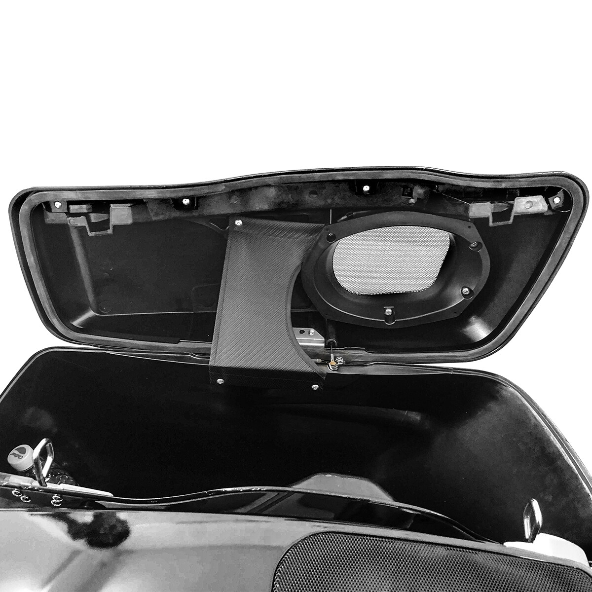 5" Stretched Extended Hard Saddlebags w/ 6x9" Speaker Lid For Harley Touring 14+