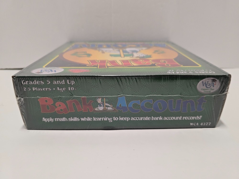 Bank Account Learning Game Math Skills WCA 4377