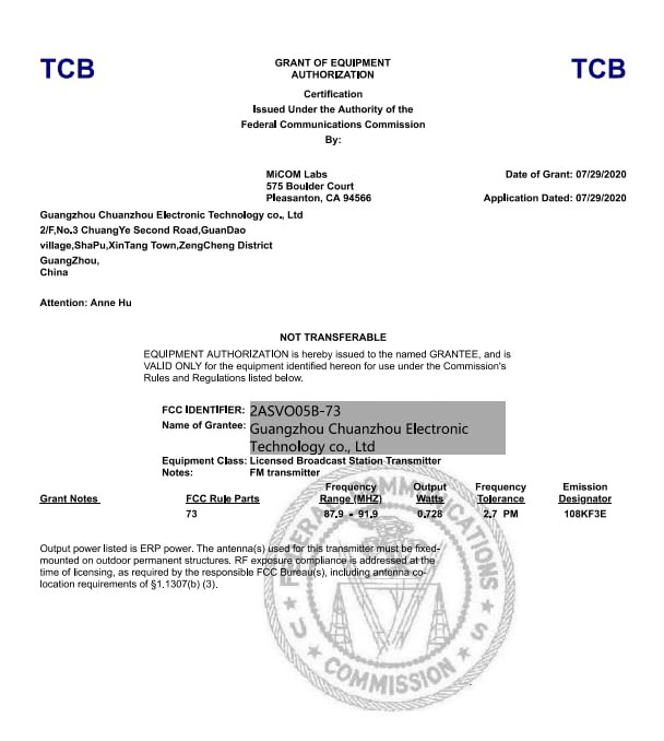 AZWang 1000FT Long Range FM Transmitter Stereo Mini Radio Station for Church...