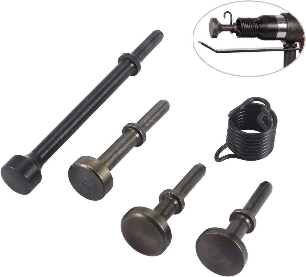 5 Pcs Smoothing Pneumatic Air Hammer Pneumatic Chisel Bits Tools Kit