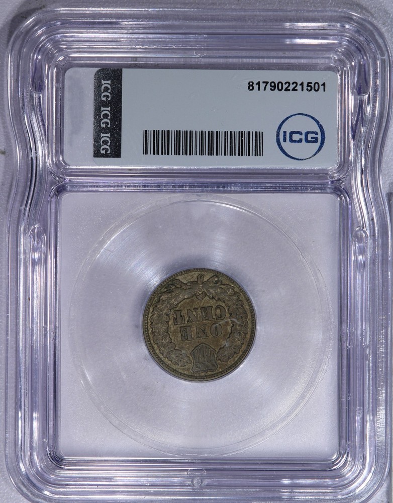 1863 Indian Cent 1C ICG EF45 XF45