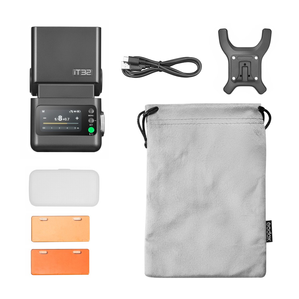 Godox IT32 TTL Camera Flash with X5F Flash Trigger for Fuji Rotatable Flash Head