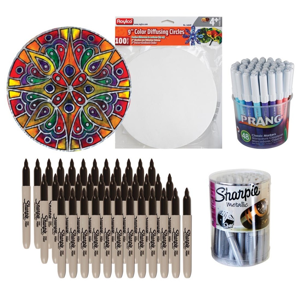 Color Diffusing Rose Window Project Kit