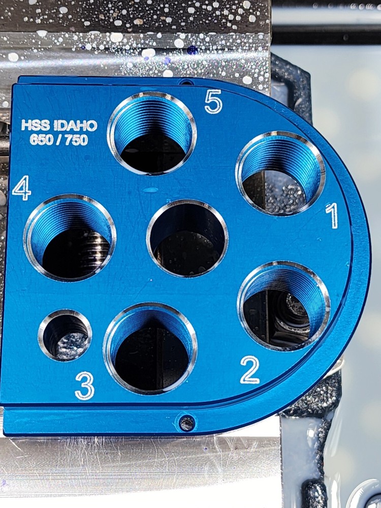 Toolhead for the Dillon 650 & 750 Reloading Machines Solid billet 6061 CNC made