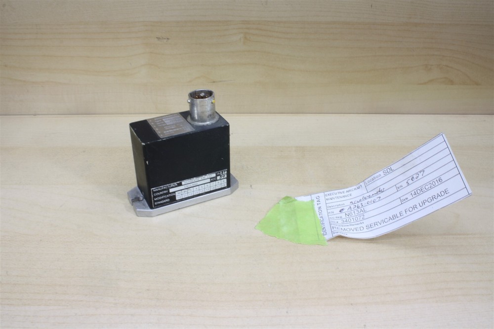 Schaevitz Aircraft Accelerometer A263-0107 (Made in England)