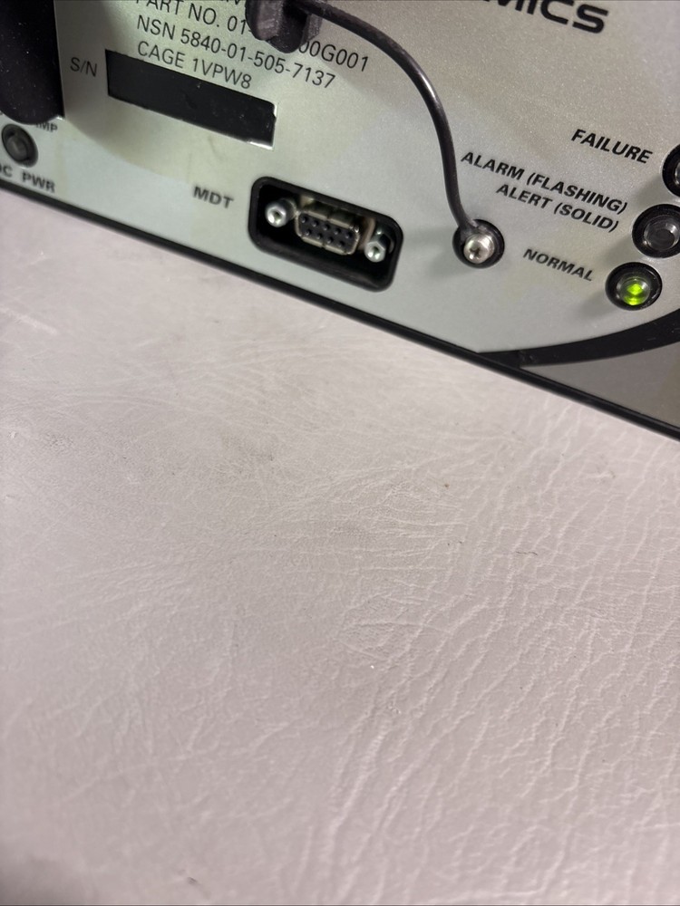 General Dynamics CM-300 UR UHF Receiver Base Station | UNTESTED