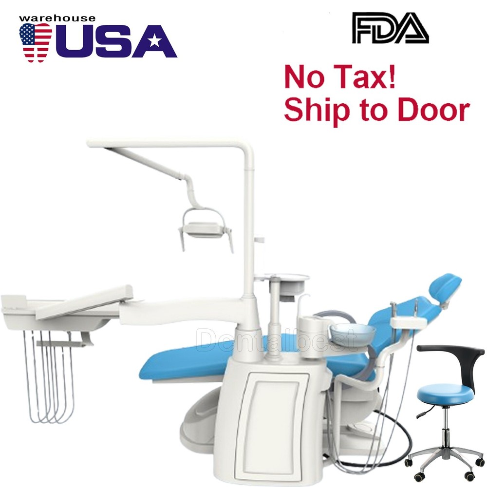 Automatic Dental Chair Unit Computer Controlled DC Motor PU Hard/Delivery Unit