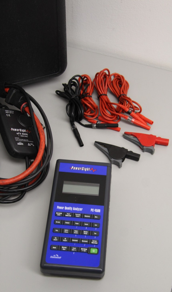 Summit Technology PowerSight PS4500 Power Quality Analyzer With 4 eFX6000 Probes