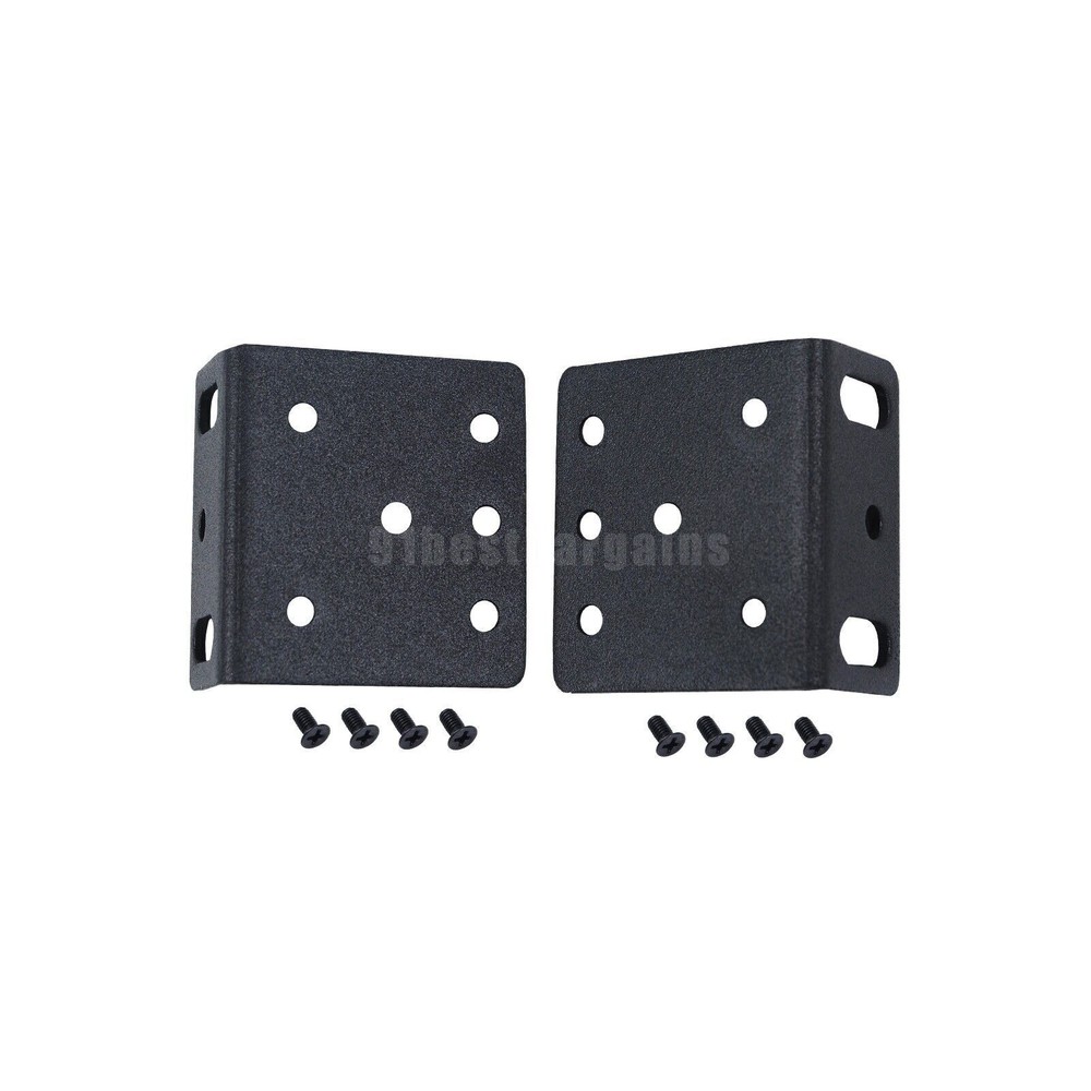 1Pair Rack Mount kit ACS-2811RM-19 bracket for Cisco 2811 Black