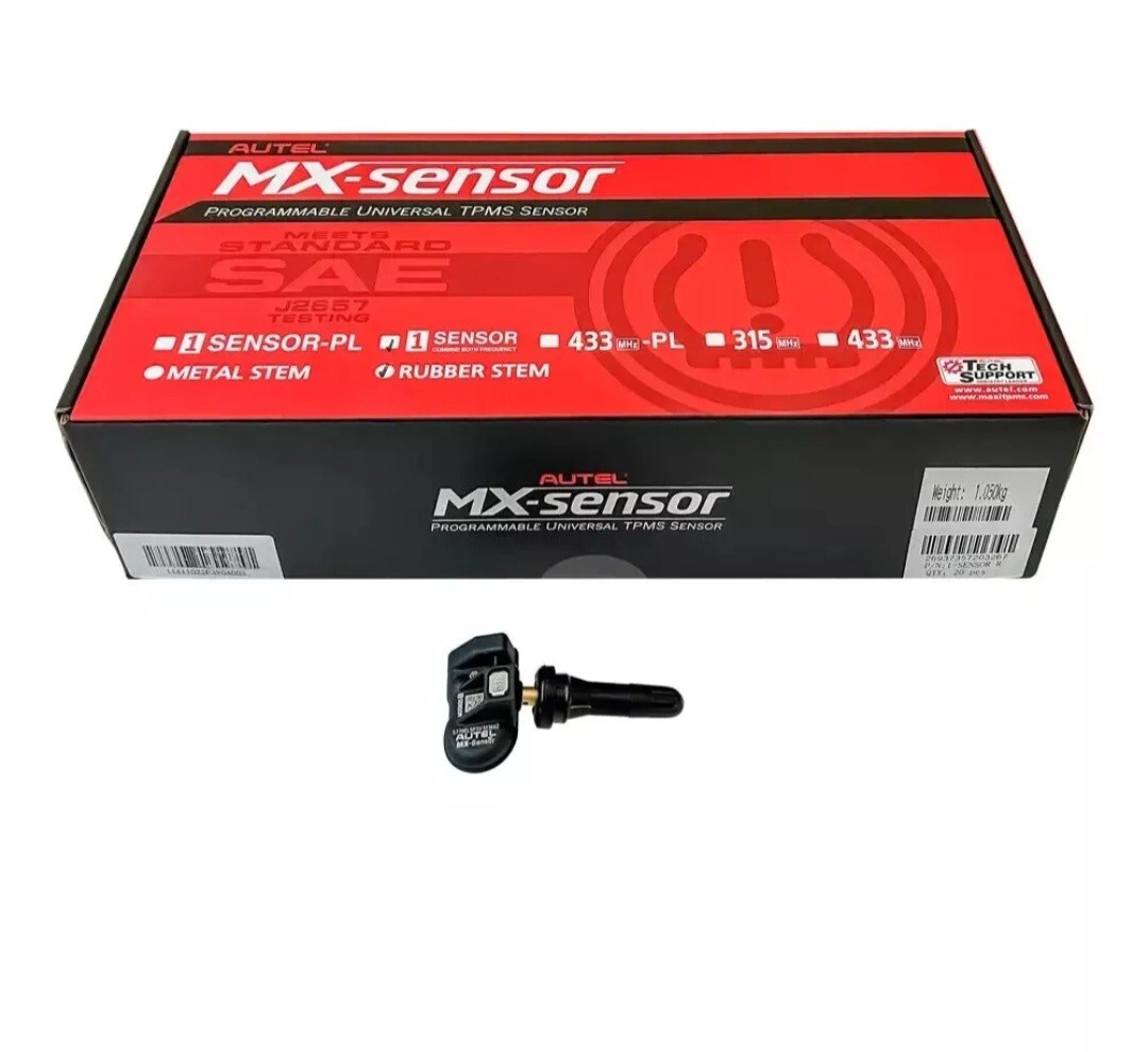 Autel TPMS MX-Sensor 315MHz & 433MHz Programmable Universal Rubber 20 Pack New
