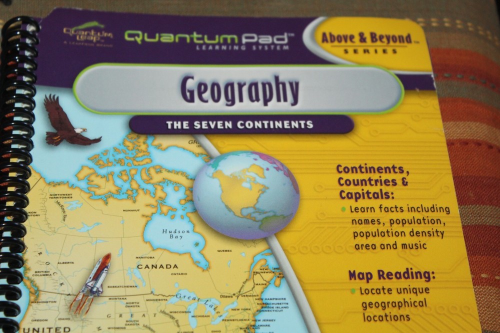Quantum Pad Geography Lot And Sampler grades 3-5 Math Science Reading -YS5 -9
