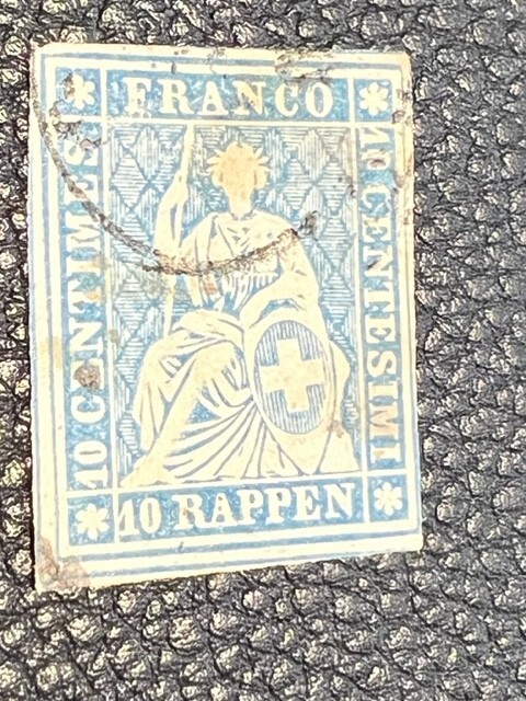Switzerland stamp 27 used