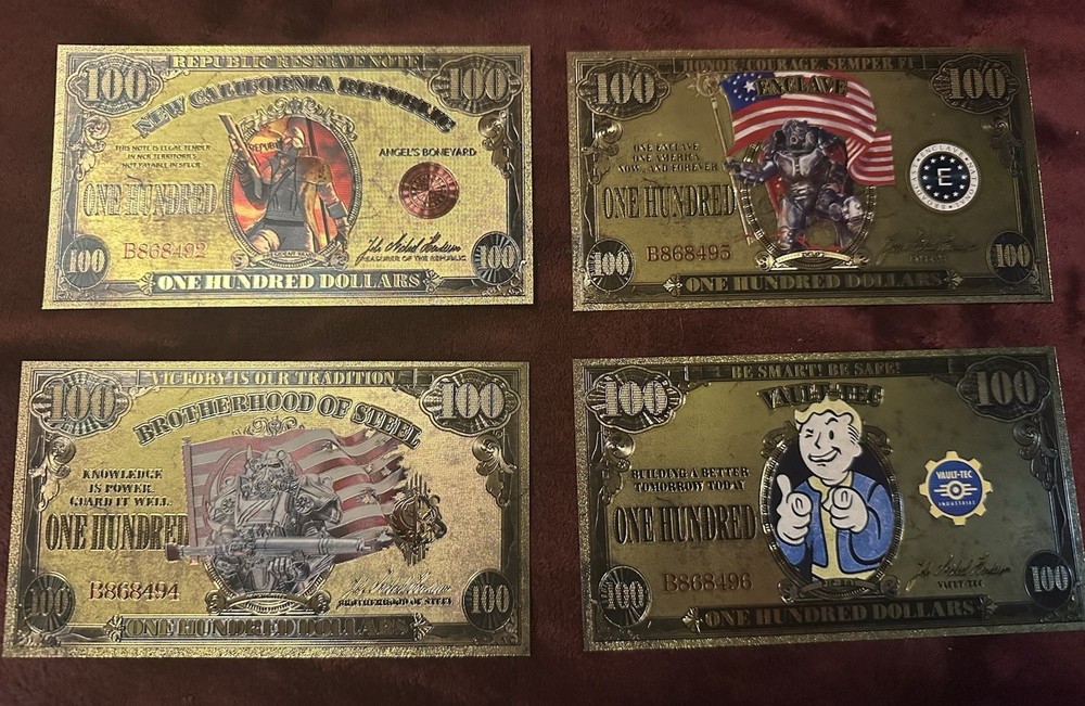 Complete Fallout Novelty Set Of Four!