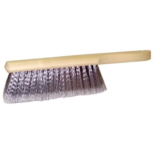 Weiler 44354 8" Counter Duster, Flagged Silver-Grey Fill, Fine Brushing
