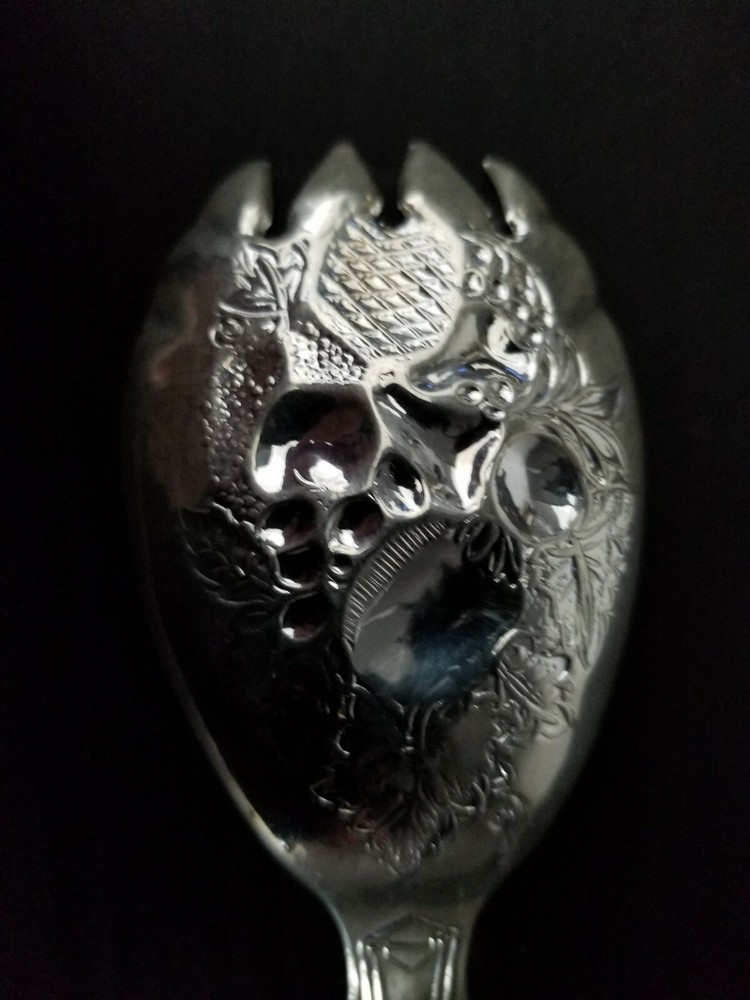 F.B.Rogers Italy, FBR 14,Silverplate, Solid Salad Set