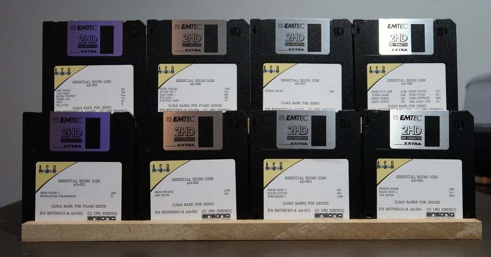 Custom ASR-10 Starter Kit Disk Set - OS 3.53 Boot Disk & Factory Library Set