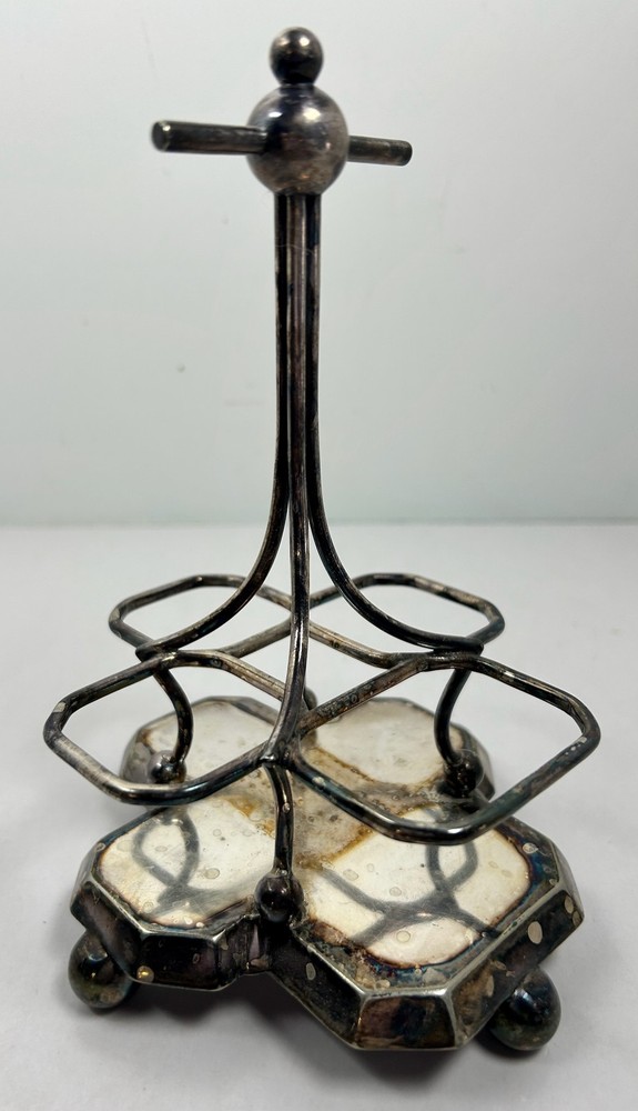 Walker & Hall Silver Plated Condiment Castor Set A1 Quality