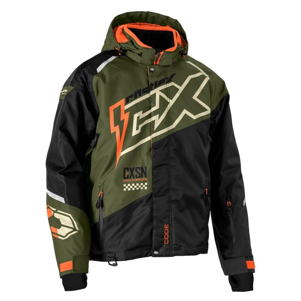 Castle X Olive/Black/Orange Code G5 Jacket 3455306M