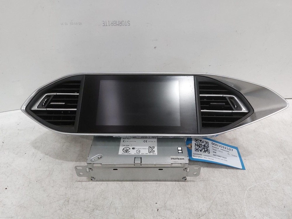 PEUGEOT 308 PURETECH S/S ACTIVE MK2 2013-2021 Satellite Navigation System Unit