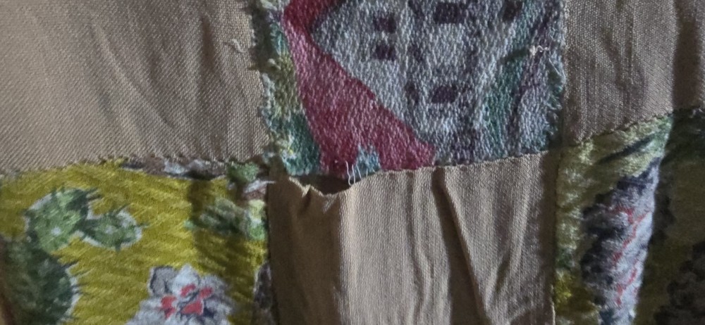 Vintage Handmade Patchwork Quilt Lightweight Thin Summer Quilt
