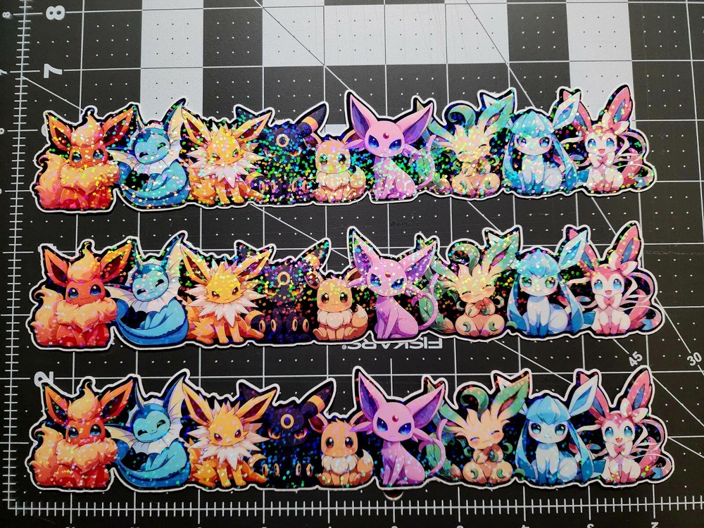 Pokemon Eevee Eeveelution Vinyl/Decal Sticker