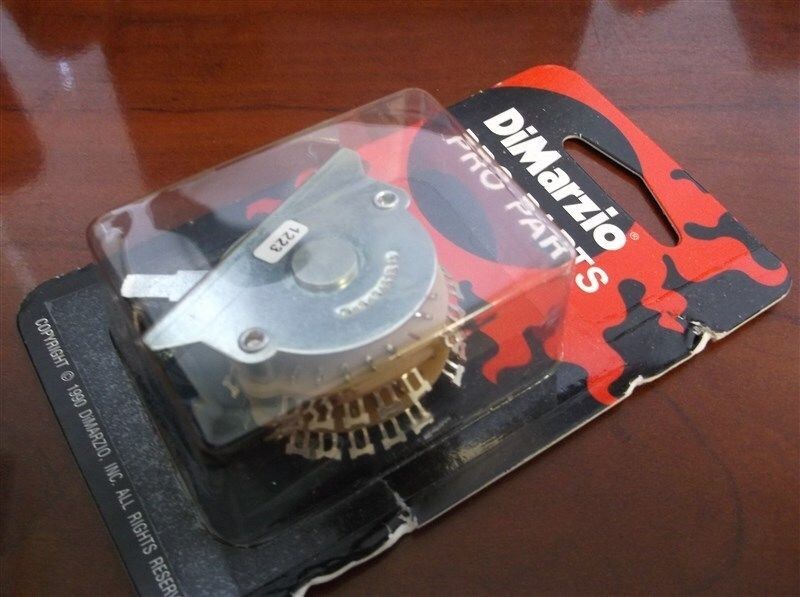 NEW - DiMarzio 5-Way Multipole Switch For Fender Strat, With Knobs