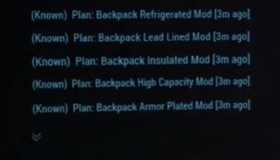 (Xbox) Backpack Mod Plan Set
