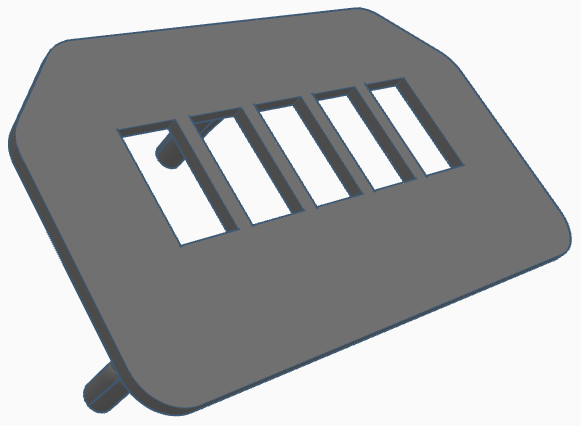 Honda Talon Gauge Cluster Upper Dash 5-Switch Rocker Panel (2016-2021)