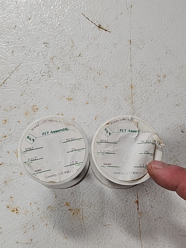 Power Core solder wire diameter. 012" 2 -1/2 Lb Each