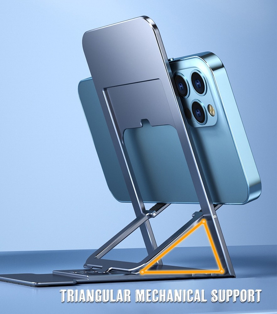 2Pack Phone Holder Foldable Adjustable Multi-Angle Cell Phone Stand for iPhone