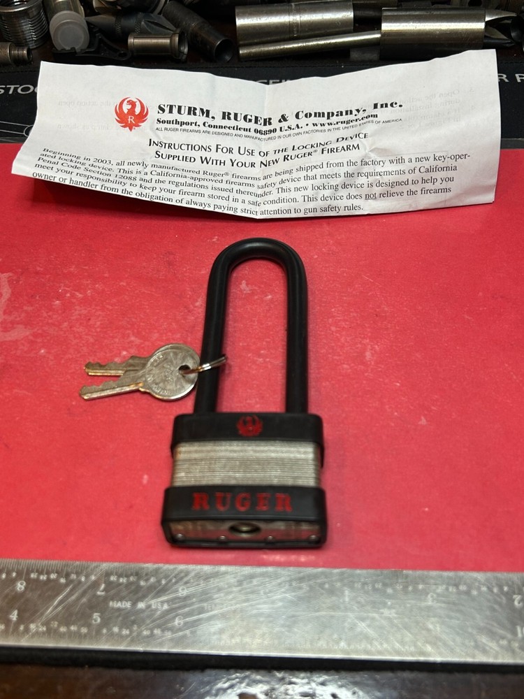 Ruger Pad Lock 3- 3/4" length (NEW)