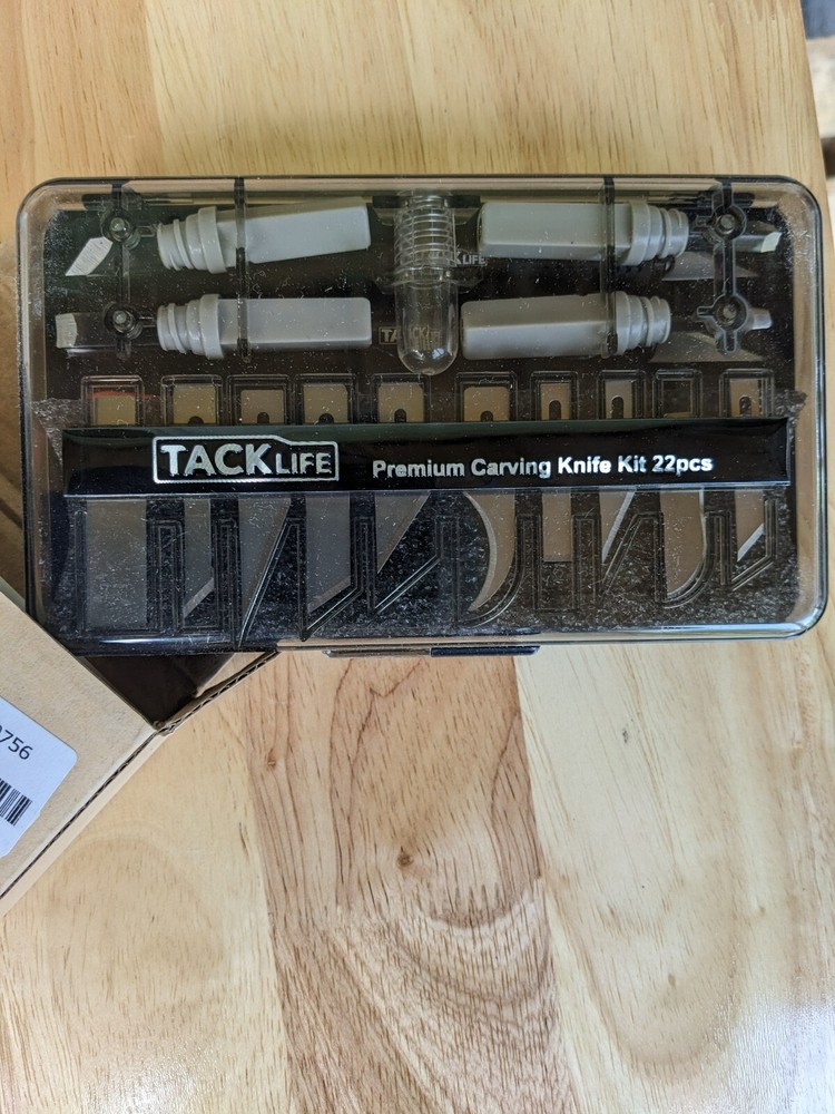 Tacklife Hand Tools Premium Carving Precision Craft Utility Knife Kit Chisel Bla