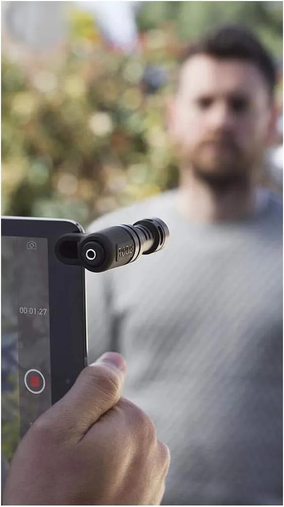 Rode VideoMic Me Compact Microphone with Rode WS9 Gray Windshield