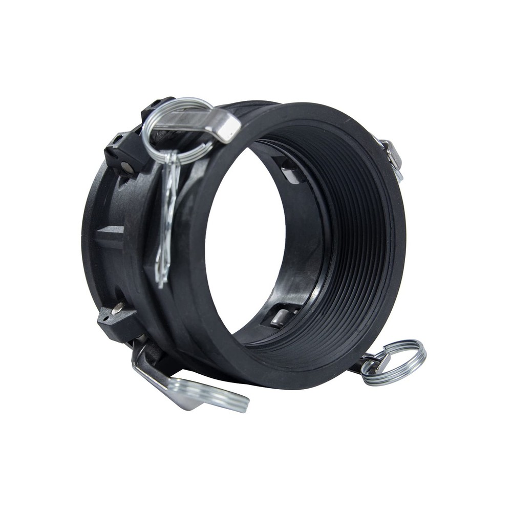 1 PC 4 Type D Polypropylene Camlock Fitting, Female Coupler x Female Thread