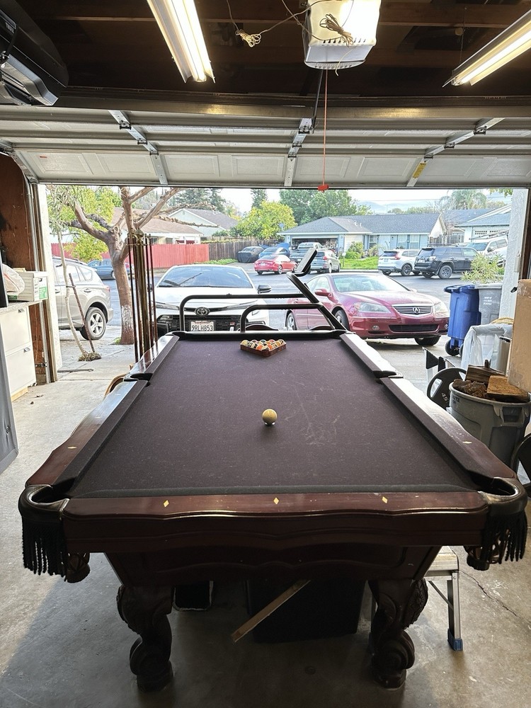 STONE POOL TABLE