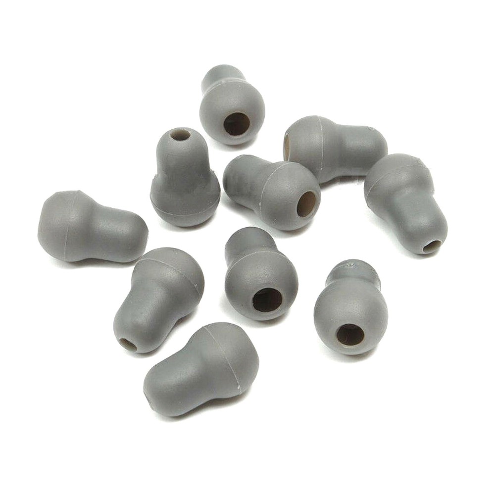 10Pcs Silicone Gray Soft Eartips Earplug Earpieces For Littmann Stethoscope aa