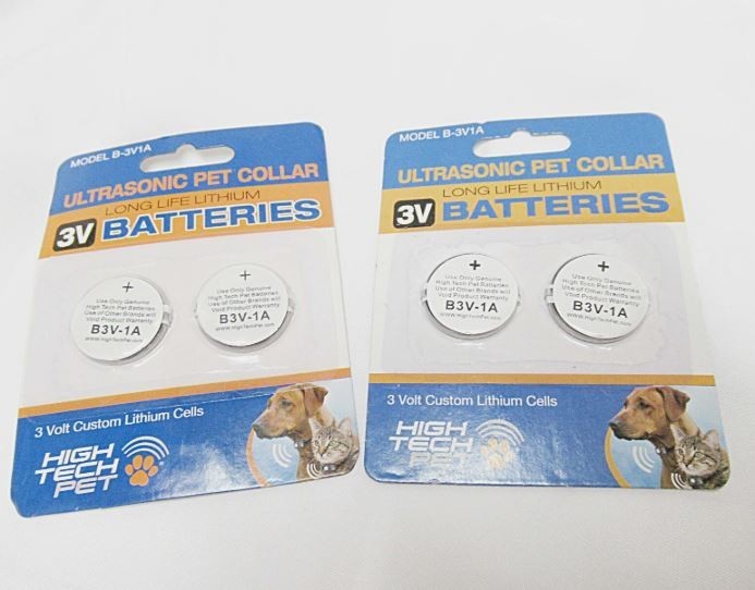 High Tech Pet 4-Pack Electronic Collar Battery for Model MS-4 and MS-5