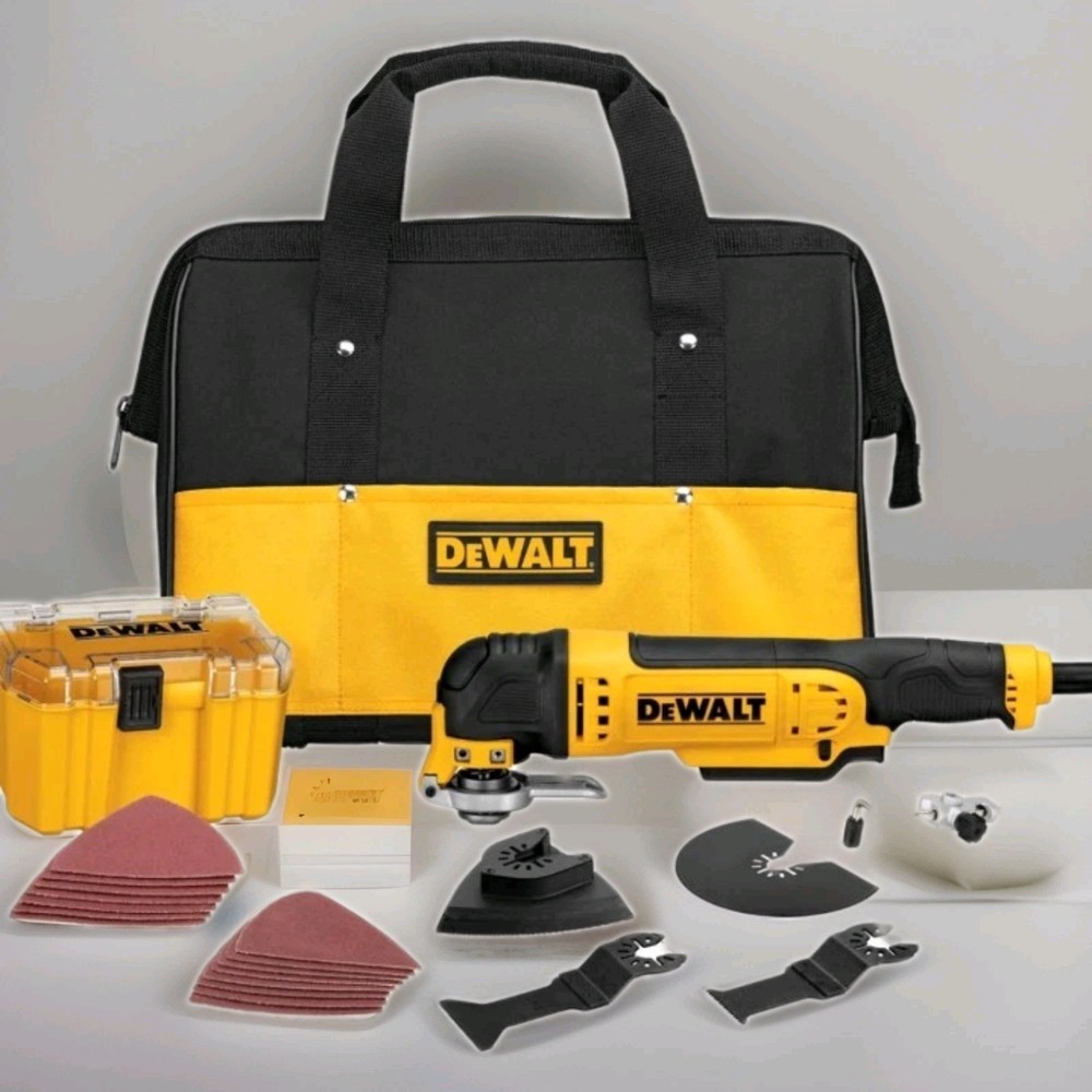 DEWALT DWE315 Oscillating Cutting And Sanding Multi Tool W/Soft Carrying Case