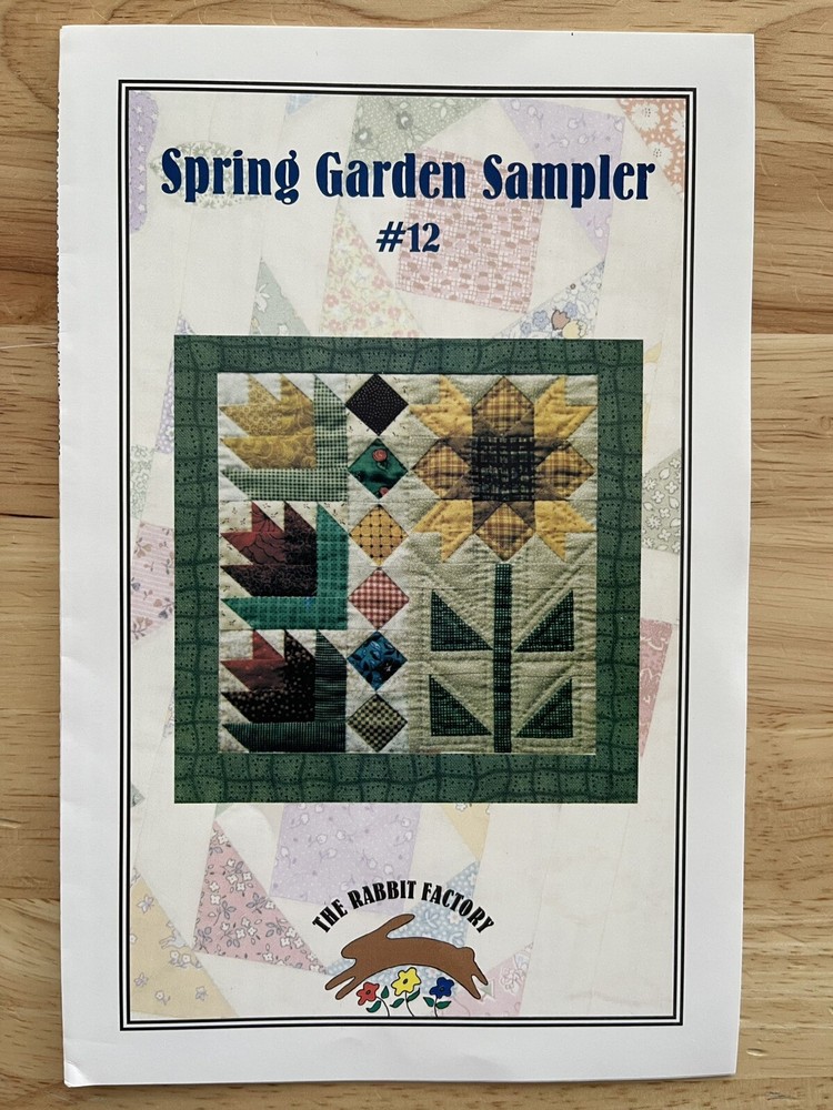 Spring Garden Sampler Block #12 ~ By The Rabbit Factory