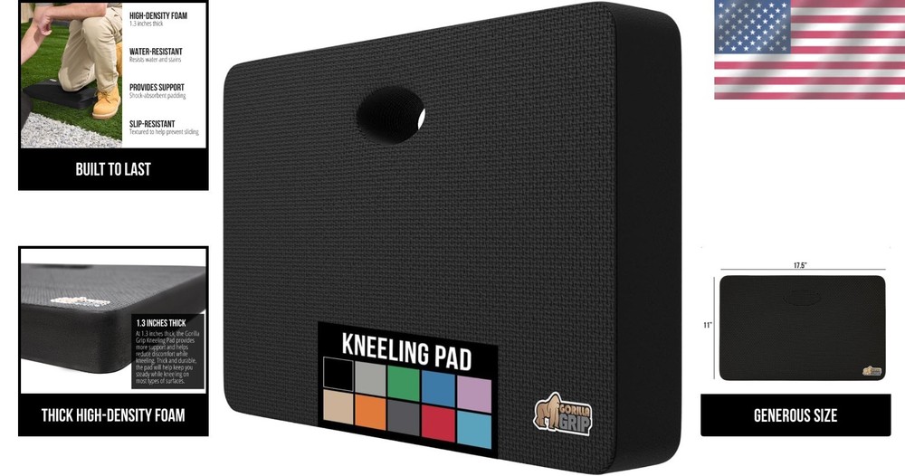 Supportive Extra Thick Kneeling Pad - Waterproof & Stain Resistant for All Tasks