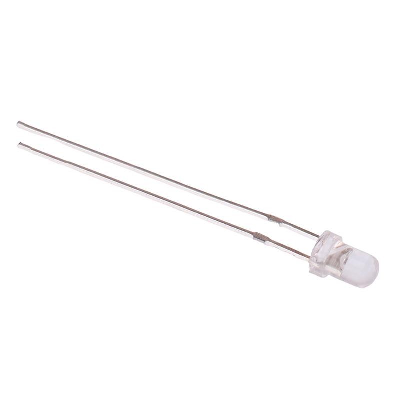 50 x Yellow 3mm Clear Round LED 30° 2000mcd