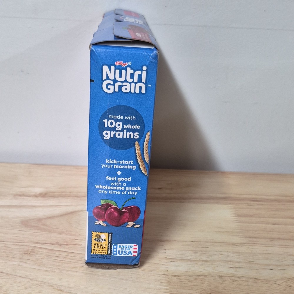 Kellogg's Nutri Grain Cherry Whole Grain Breakfast Bars 8 Pack