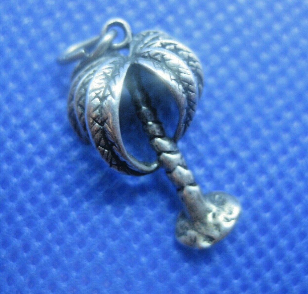 Sterling Silver Palm Tree Charm