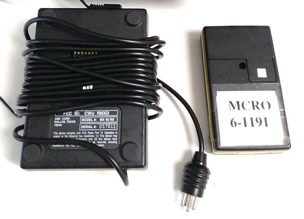 AMX MX40 Remote Control For Slide Projector w/ Case & AC Adapter