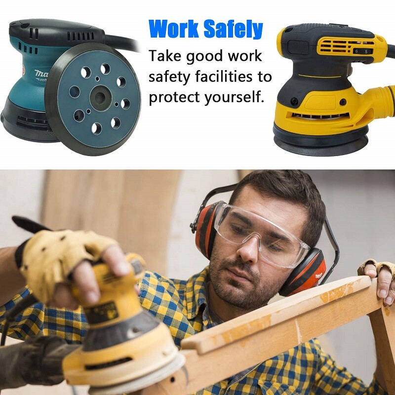 2X 5" Orbital Sander Pad Hook&Loop For DeWalt DW4388 D26450 D26451 D26453 D26456